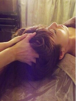 デトックス(Detox)の写真/脳のエステで睡眠の質が変わる"至高のシロダーラ+インド式ヘッドスパ"で自律神経の乱れ◎頭痛,眼精疲労にも
