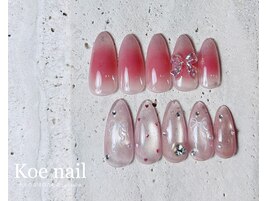 チークネイル・ワンホンネイル