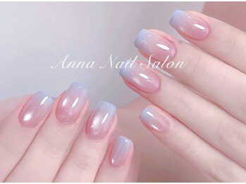 アナネイル(ANNA Nail)/水光マグネット+カラ-グラ