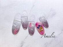 アメリ(Amelie)/ラメ/シェル/ドライフラワー