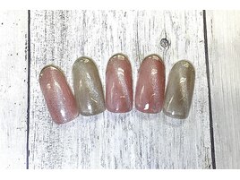 マグネットネイルミラーフレンチ