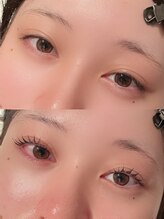 アイクチュール 錦糸町店(Eye Couture)/まつ毛パーマビフォーアフター