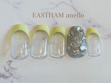 イーストハムアネーロネイル(EAST HAM anello nail)/フレンチ/ビジュー/キラキラ