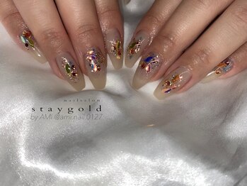 アミ施術お客様ネイル