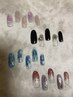 【キャンペーンネイル♪ハンド】定額アート4本コース全6種　¥7700→¥5500