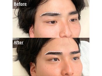 ラディーグ 渋谷店(La Digue)/【男性用】パラレルブロウ