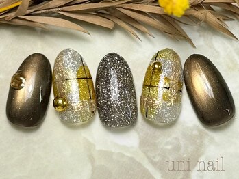 ウニネイル(uni nail)/サンプルデザイン リッチ