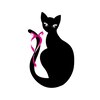 黒猫リボン 上越のお店ロゴ