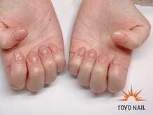 トヨネイル(TOYO NAIL)/金箔入りピンク