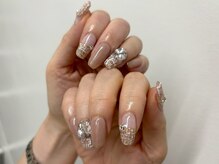 インザピンクリリー(in the pink LILY)/ツイードネイル　担当:藤原