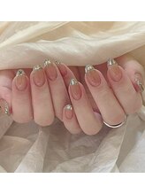 クイーンネイル 新宿(Queen nail)/ガラスフレンチ