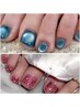 【FOOT】マグネットorフラッシュネイル　￥8000