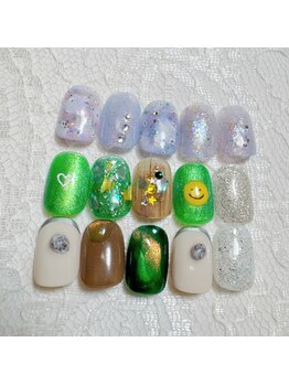 紫陽花　ウッド　ストーンネイル