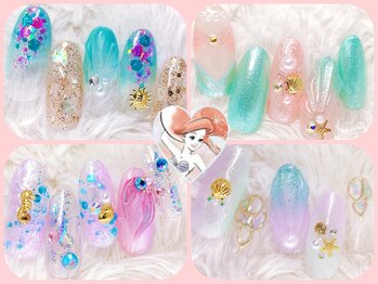 ラルネイル 大宮(Lull. nail)/#モチーフ#概念#マーメイド