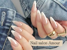 アムールユシマテン 上野湯島店(Amour)/ワンカラー×フレンチ×オーロラ