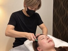 トリガー(trigger)の雰囲気（頭皮かっさによる筋膜リリースで頭皮改善）