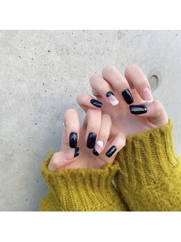 アンダーバーホワイトプラス 南海難波店(_WHITE+)/変形フレンチ