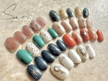 サムズネイル(Sam's NAIL)の雰囲気（人気の定額コースデザインは毎月入れ替わります♪）