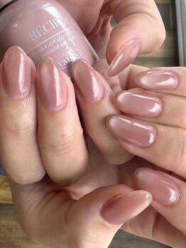 サンカリネイル バイ ヴァラ 新居浜 船木店(sankari nail by VALLA)の写真/韓国発【VALLA NAIL】大満足のシンプル可愛いうるツヤちゅるんな仕上がり♪今だけ限定のお得なクーポンも◎