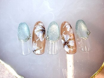 プティネイル(Puti Nail)の写真/【初回オフ無料/何度でも同価格】エレガントコース¥8000★迷ってしまうほど豊富なデザインは400種類以上♪