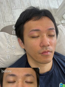 プラスアイビー 博多駅前店(+i.b)/薄眉さんにも大好評