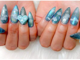 マグネットネイル/空ネイル/虹