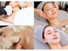 【脱毛も！肩こり/お顔ケアも】全身脱毛（顔・VIO込）＋小顔リンパ＆パック