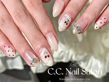 シーシー 上野 御徒町店(C.C.)の写真/【当店おすすめ★持ち込みデザイン4本(4本デザイン放題、時間内でパーツ付け放題)が6500円】当日予約OK◎