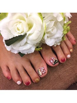 ネイルサロン ディーバ ギンザ(Nail salon Diva GINZA)/お正月FOOTネイル