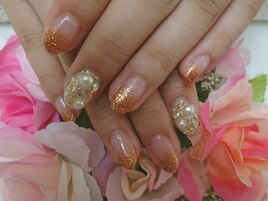 ゴージャス☆キラキラネイル