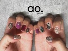 アオ 池尻大橋(ao.)/85min 個性派ネイル