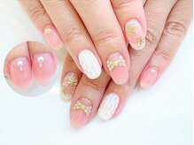 ネイルコレクション ピンク(Nail Collection Pink)/ジェル定額￥8990★ニット：雪