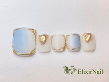 エリクサーネイル 神田(Elixir Nail)/フットやり放題/クーポン使用
