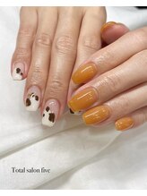 トータルサロン ファイブ(five)/【HAND】チグハグネイル