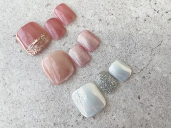 アバネイル 藤が丘(AVA NAIL)/【シンプルフットネイル】