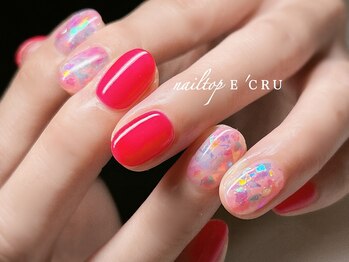 ネイルトップエクル(nail top E CRU)/ホロフィルム
