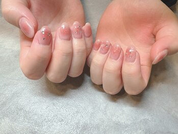 エンジェリック カラーズ(Angelic colors)/ハートチークネイル☆