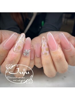 ジュジュ(Juju)/ジェルチップクリアレースアート