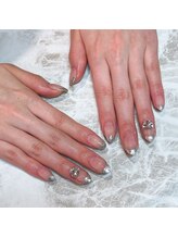 エステティックアンドネイル ローズ(ESTHETIC&NAIL Rose)/ラメフレンチネイル