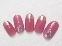 シックネイル(CHIC nail)/ミラーフレンチ & シェル