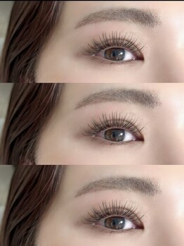 クレア 名取店(CREA)の写真/目力UP＆ボリューム感のあるデザインがお好きな方にオススメ★大人気【LEDフラットラッシュ180本9300円】