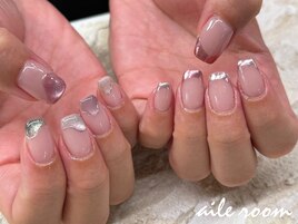 綺麗め ちぐはぐ フレンチ