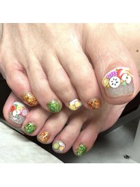 フルーツ盛りネイル