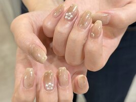 シンプルニュアンスネイル