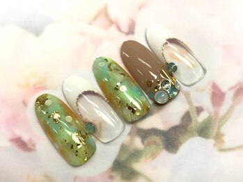 ネイルサロン マハロ(Nail salon MaHaLo)/新規付替オフ込☆ハンド¥7950