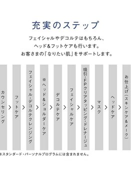 ポーラ ザ ビューティ 布施店(POLA THE BEAUTY)/充実のエステステップ