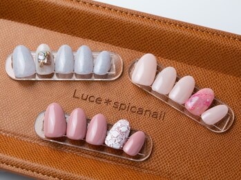 ルーチェ スピカネイル(Luce spicanail)の写真/【ワンカラーorグラデ¥4950~/フレンチ・逆フレンチ¥5440~】シンプル&上品な大人ネイルで指先を美しく♪