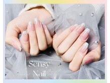 センシー ネイル スタジオ(Sensy Nail Studio)/ワンカーベース+ユニコングラデ