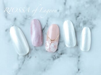 リオッサ オブ ラグーン(RIOSSA of Lagoon)/フラワーデザイン春ネイル