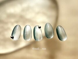 グラデーションマグネットネイル